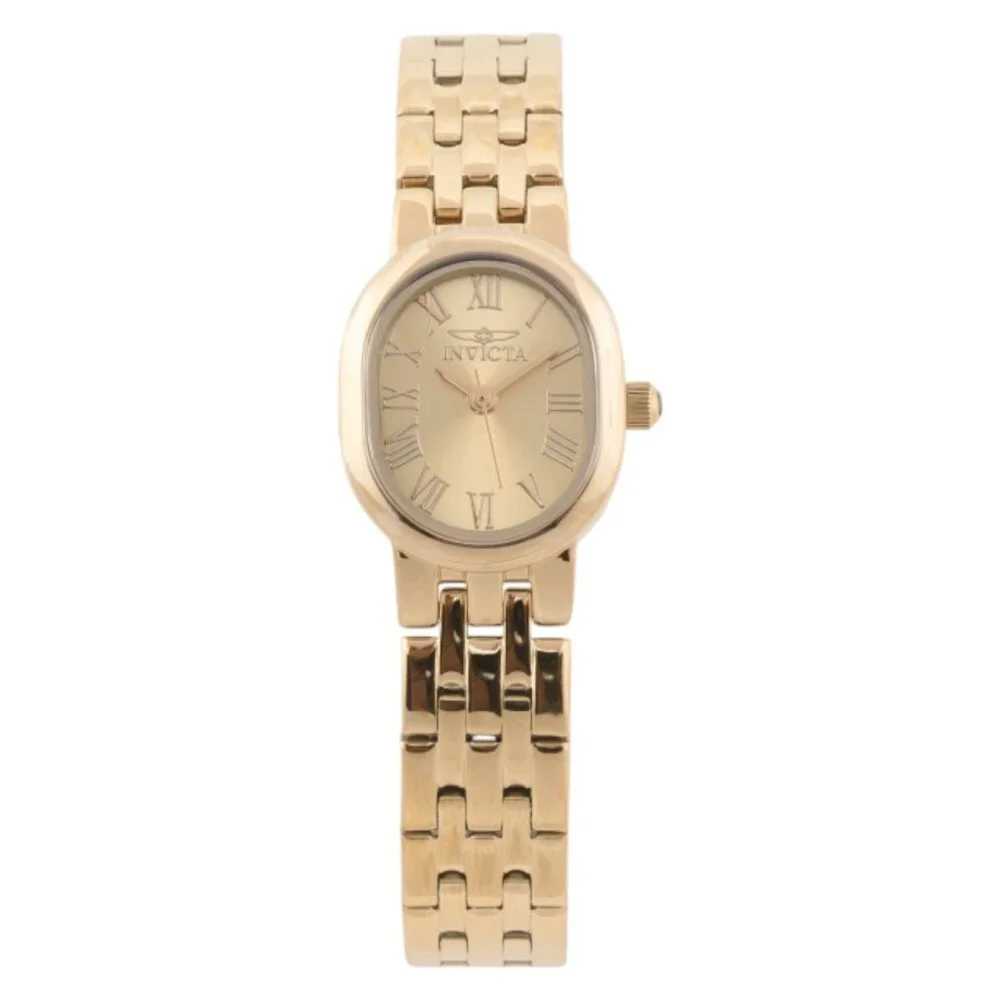 INVICTA Women's Angel Lady Stainless Steel Gold Dial Watch